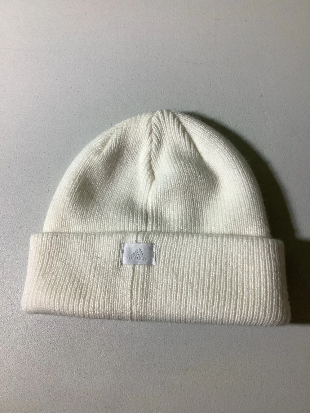 Adidas cream beanie